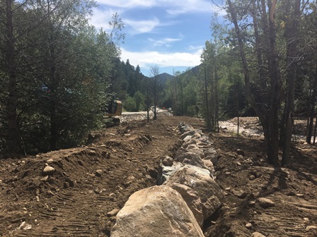 James Creek restoration activity
