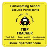 Trip Tracker Cling School Bilingual