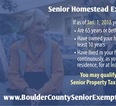 Senior Homestead flyer 2018