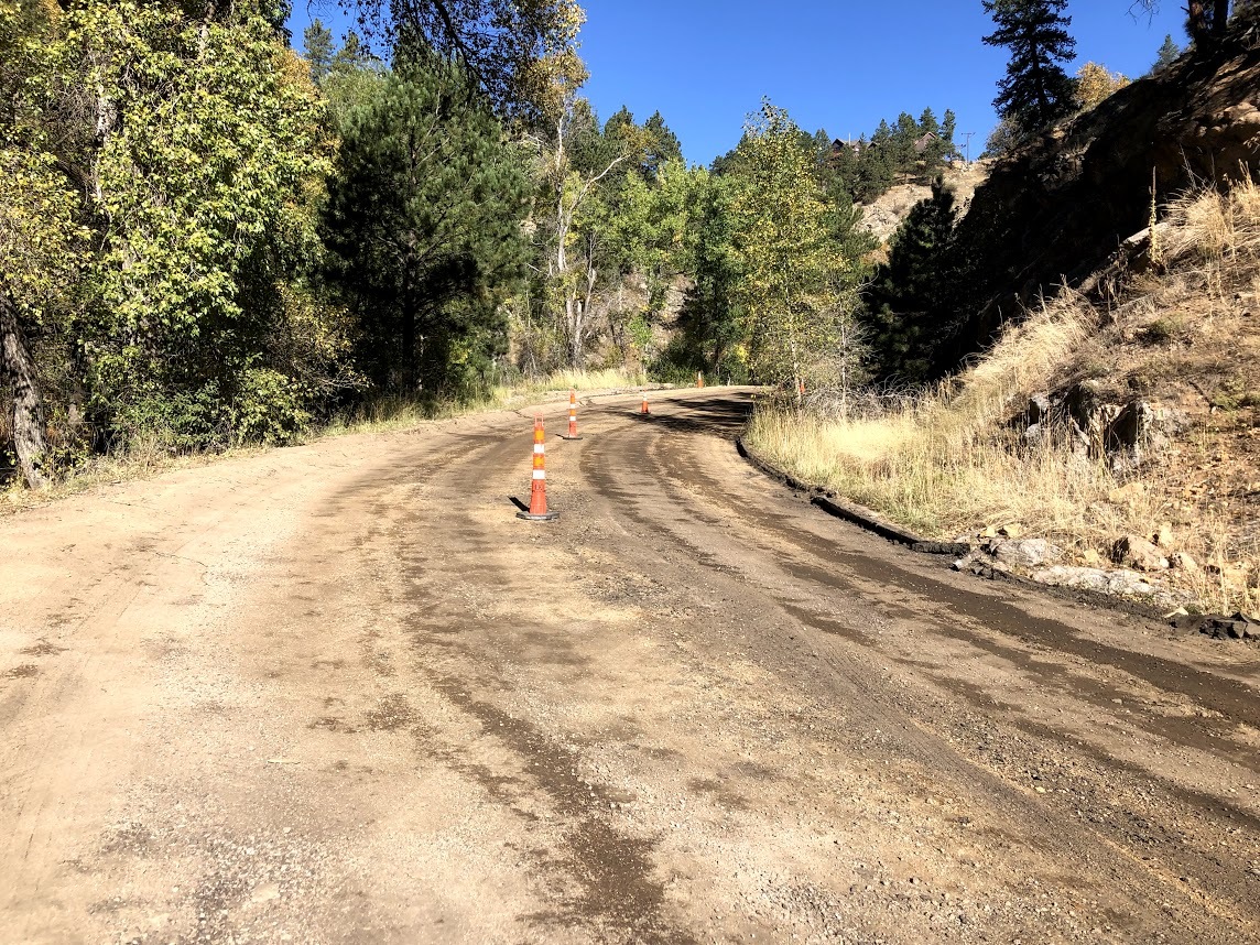 Fourmile Canyon Drive south section milled