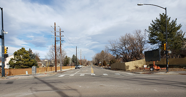 View of 71 St. Street (pre-construction) looking north