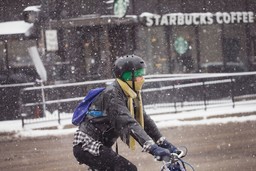 winter biker 