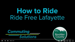Ride Free Lafayette Video