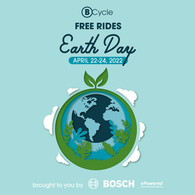 BCycle Free Days for Earth Day Graphic