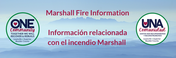 Marshall Fire Information