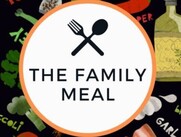 "The Family Meal" with a fork and knife