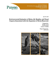 Cover page of Pinyon Environmental report