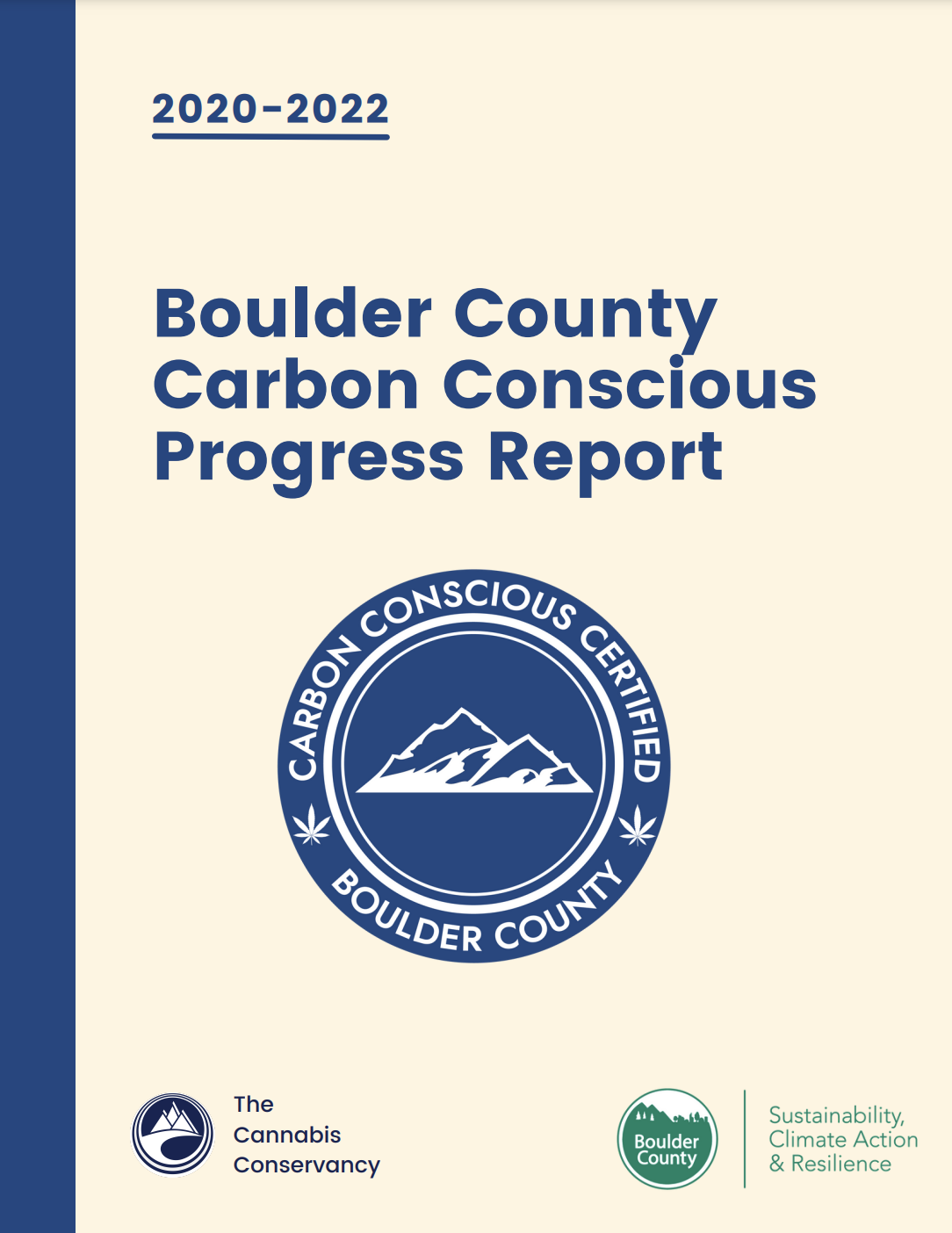 Boulder County Carbon Conscious Progress Report