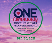 One Community Together we will rebuild and recover