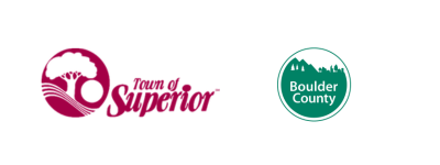 Superior and Boulder County logos