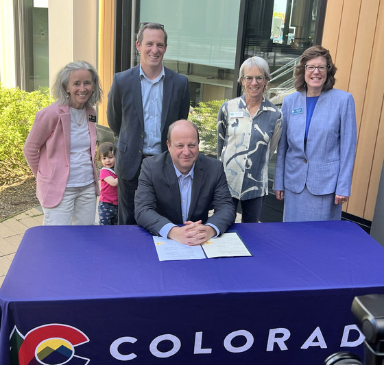 Governor Jared Polis signed H.B. 24-185 in Boulder on May 22, 2024.