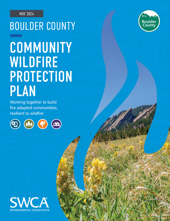 DRAFT 2024 Boulder County CWPP cover image