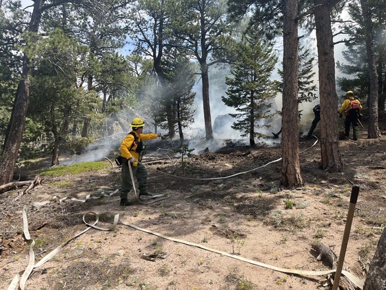 Fire Extinguished in Boulder County: Bunce School Road 
