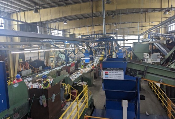 overlooking boulder county recycling center inside