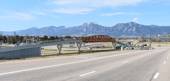 CO 119 Bikeway overpass rendering