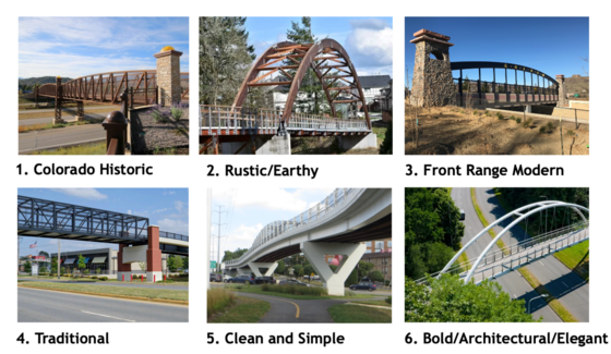 CO 119 bikeway overpass survey choices image