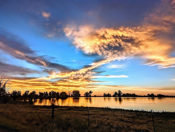 Sunrise at Lagerman Agricultural Preserve