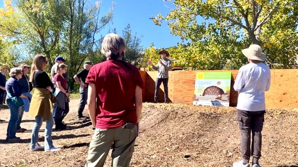 A compost education event hosted by 2024 Climate Innovation Fund grant recipient Eco-Cycle.