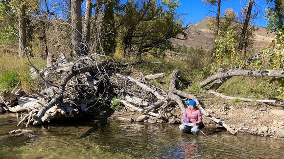 Deb Hummel, River Program Manager at The Watershed Center, a 2024 Climate Innovation Fund grant recipient.