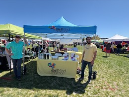 WellMind Connection staff at a Boulder County booth