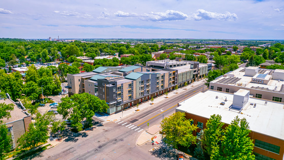 Aerial Image of The Spoke on Coffman