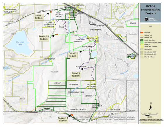 Prescribed Fire Map Near Superior