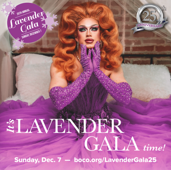 lavender gala promotional material