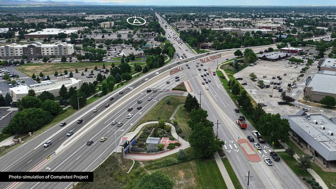 CO 119 and Hover Intersection concept design in Longmont