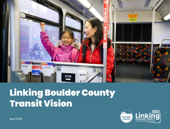 Linking Boulder County - Transit Vision cover