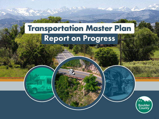 Transportation Master Plan Report on Progress cover