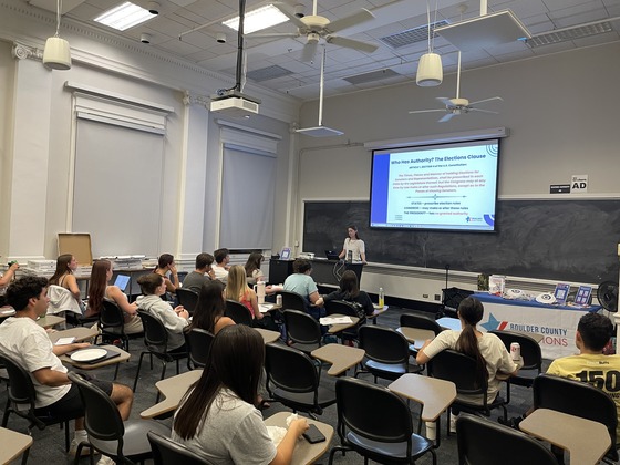 CU Student Election Champion training