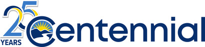 Centennial 25 anniversary logo