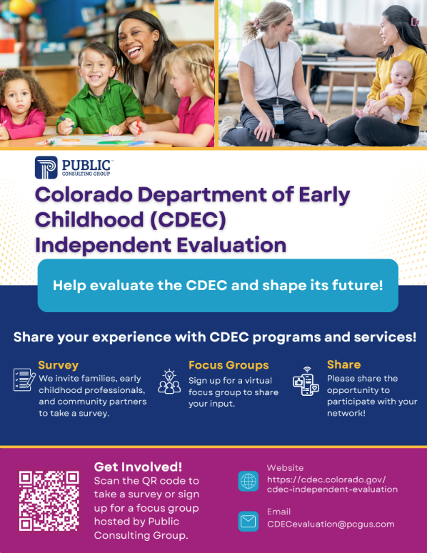 CDEC Evaluation Flyer