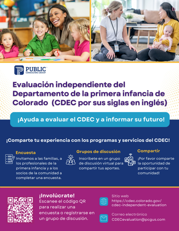 Spanish Flyer for the CDEC Evaluation