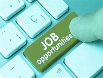 Job opportunities written on a keyboard