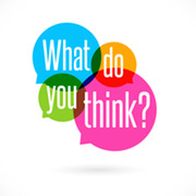 The graphic says, 'What do you think?'