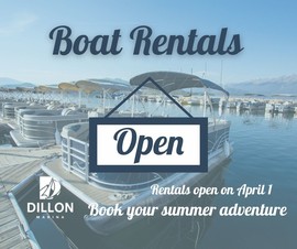 Boat Rentals Open April 1