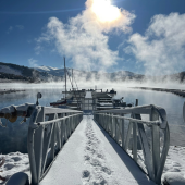 Frosty Morning on the Dock 