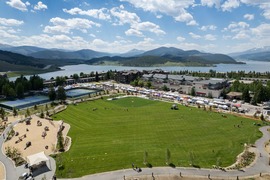Aerial view of Town Park 