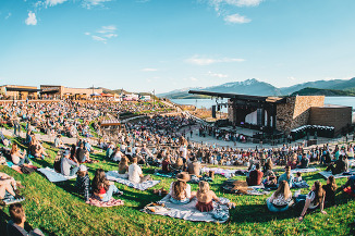 Scenic view of the Dillon Amphitheater