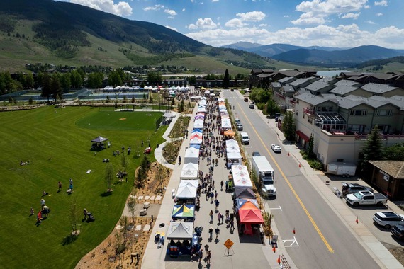 Drone of the Farmers Market 