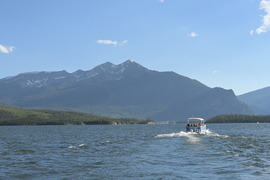 Boat on the Dillon Reservoir 