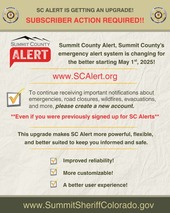 SC Alert requires new signup