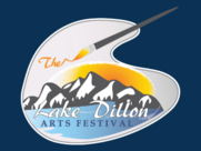 Lake Dillon Arts Festival logo featuring artistic elements and vibrant colors representing the festival's creative spirit