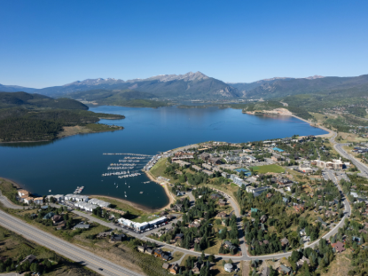 Aerial view of Dillon 