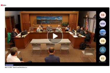 An image of an online meeting 