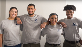 Diverse group of young AmeriCorps members