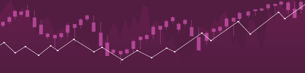 A digital display shows an upward trend