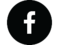 Facebook icon black reverse