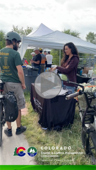 ECMC attending a community event.